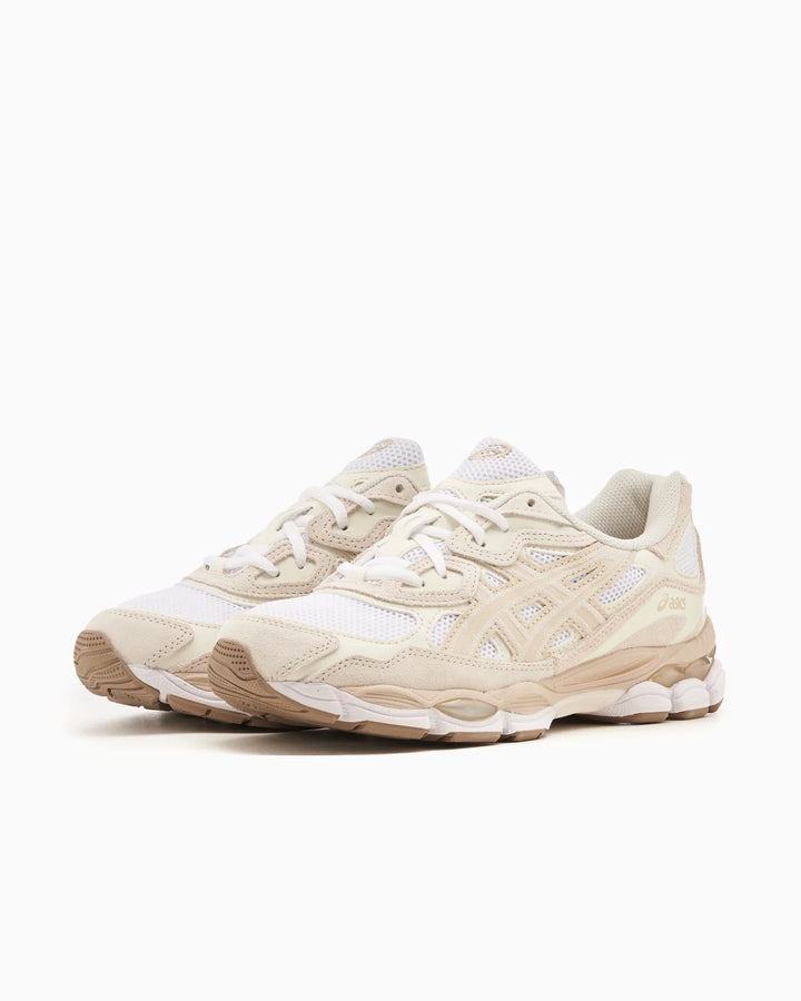 ASICS GEL-NYC WHITE FEATHER GREY סניקרס אסיקס ג׳ל ניו יורק