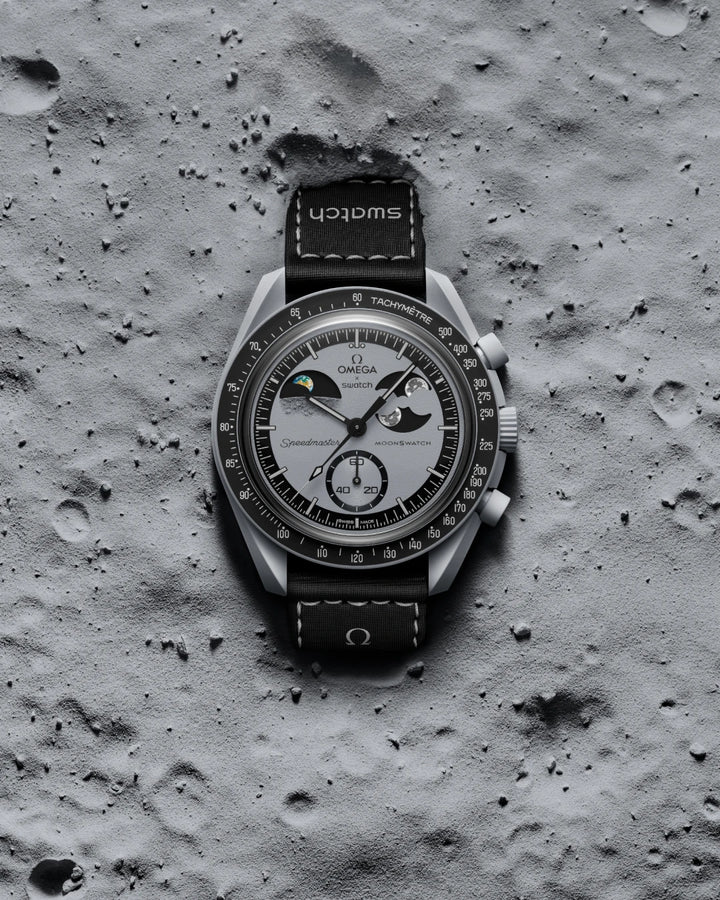 Swatch x Omega Bioceramic Mission To Earthphase SO33M700 שעון אומגה בשיתוף פעולה עם סווטש