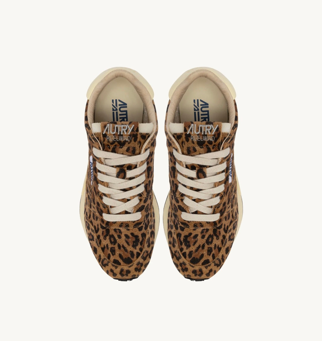 AUTRY SNEAKERS
REELWIND LOW SNEAKERS IN LEOPARD SUEDE AND RUTABAGA LEATHER WWLW - UJ02