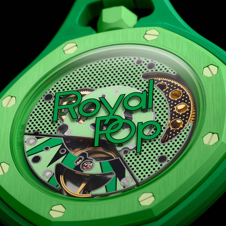 AP X SWATCH ROYAL POP GREEN EIGHT