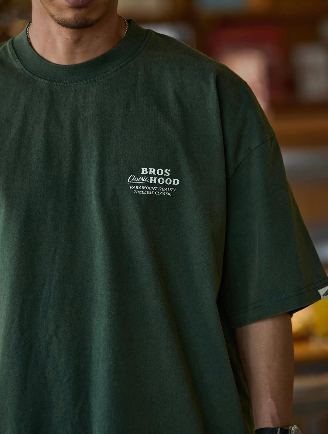 BROSHOOD SS26 TEE GREEN