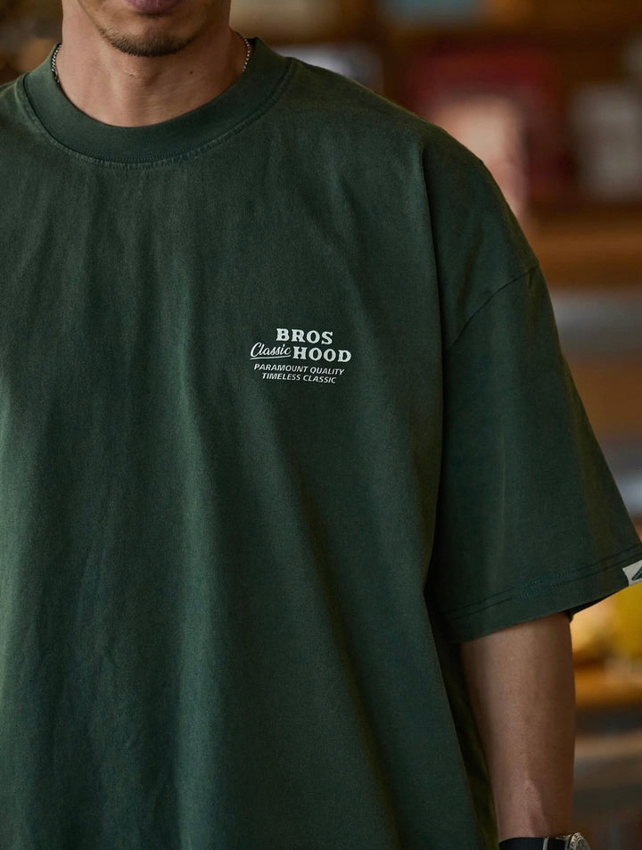 BROSHOOD SS26 TEE GREEN