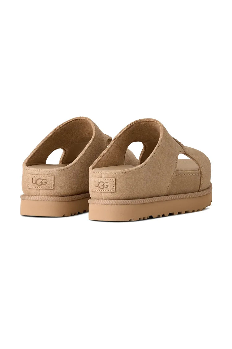 כפכפי זמש קרם UGG Goldenstar Hi Cutout