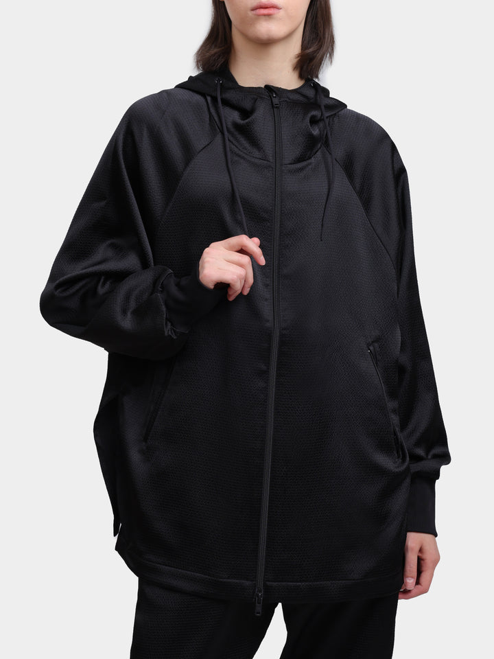 Y-3 TECH SEERSUCKER ZIP HOODIE