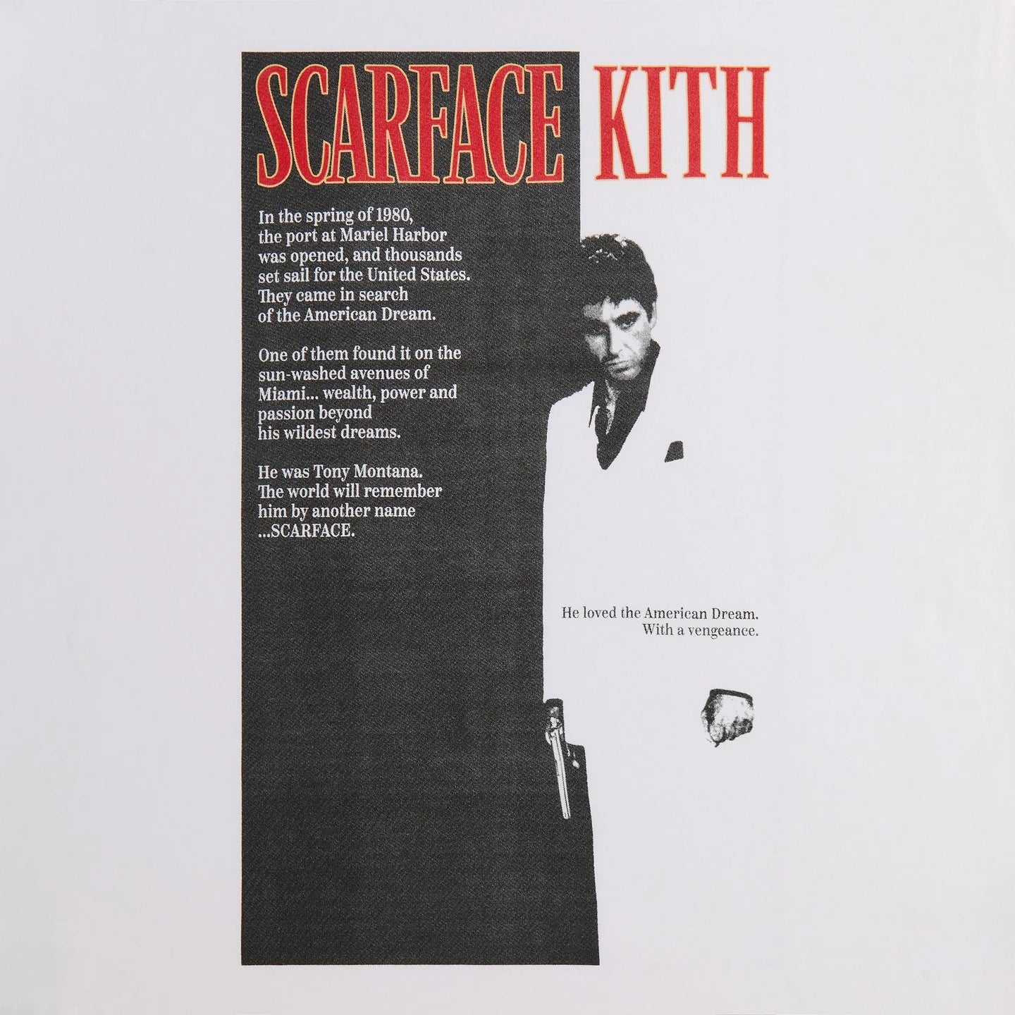 Kith for Scarface Film Poster Vintage Tee