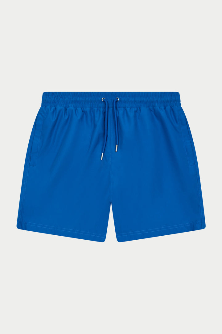 WATER REACTIVE EMBLEM SWIM SHORT COBALT