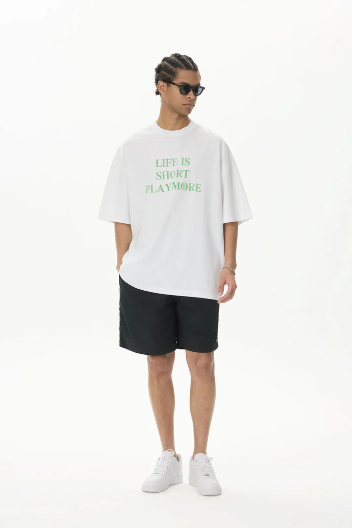 SEGUNDA "LIFE IS GOOD" TEE WHITE