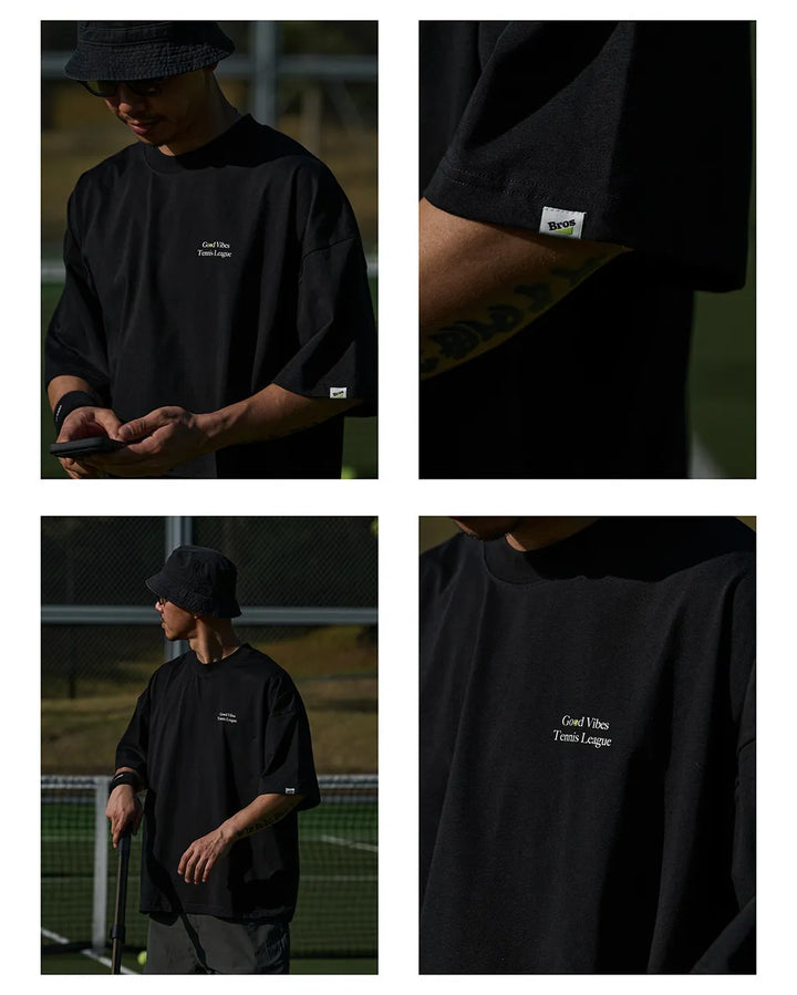 BROSHOOD GOOD VIBES SS26 TEE BLACK