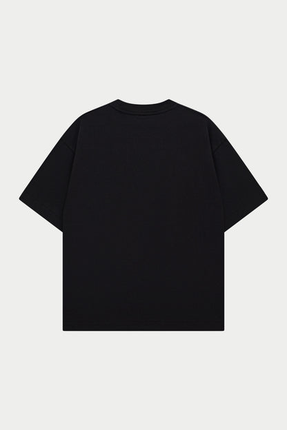 MONOGRAM EMBLEM T-SHIRT BLACK