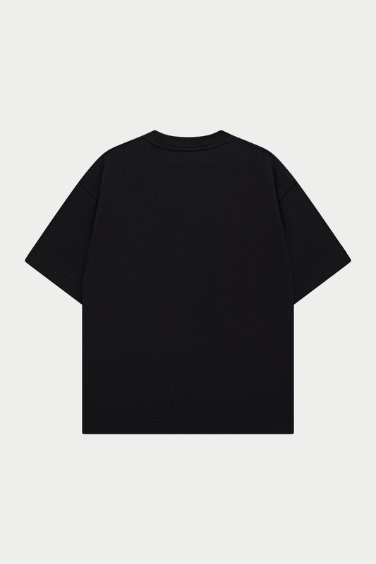 MONOGRAM EMBLEM T-SHIRT BLACK