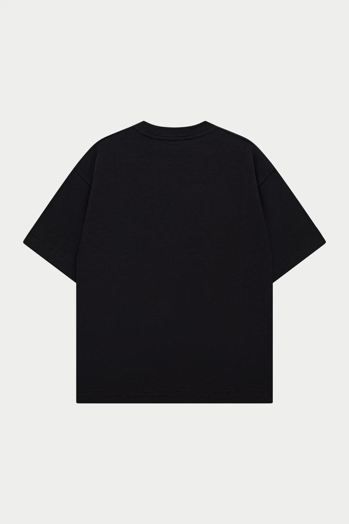 MONOGRAM EMBLEM T-SHIRT BLACK