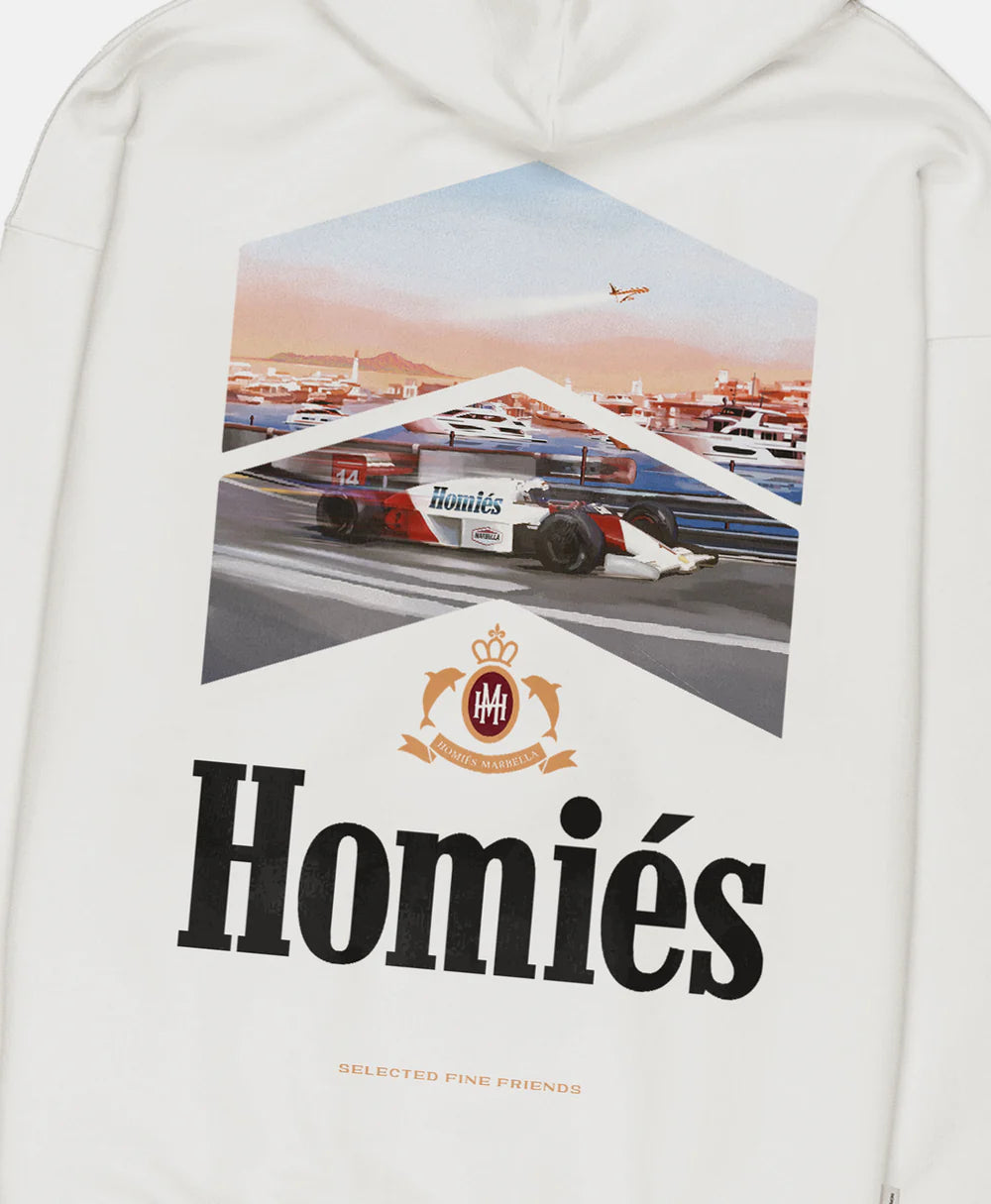 RACING LIMITED HOODIE VINTAGE WHITE