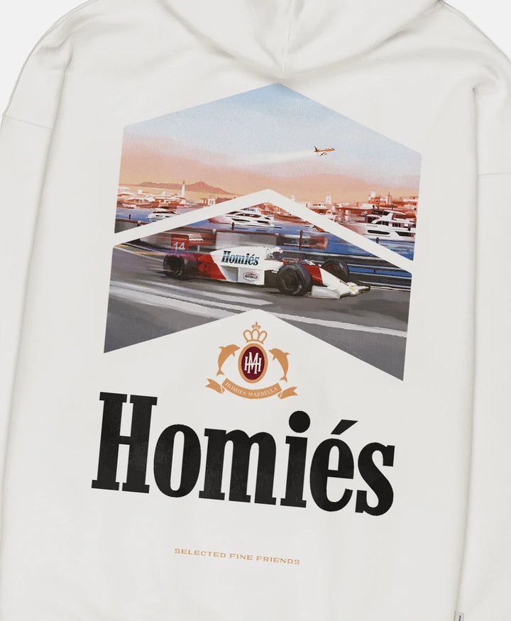 RACING LIMITED HOODIE VINTAGE WHITE
