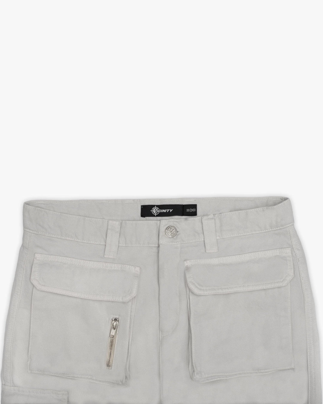 Vicinity ASYMETRICAL CARGOPANTS LIGHT GREY