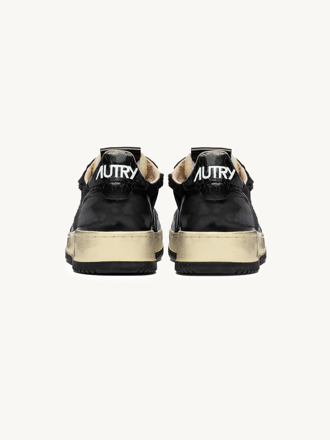 AUTRY SNEAKERS MEDALIST LOW SUPER VINTAGE SNEAKERS LOW IN BLACK AVLM KH01