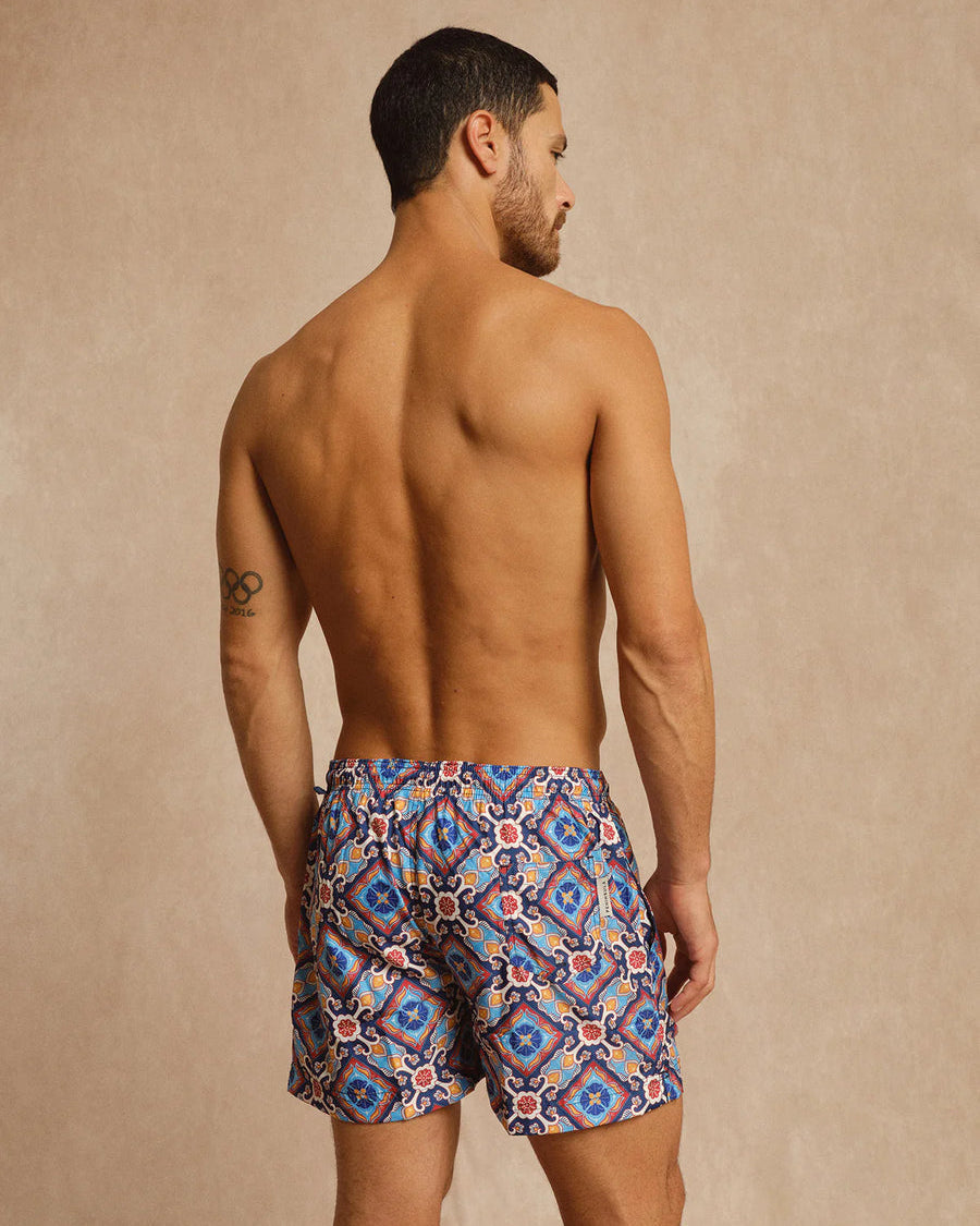 PENINSULA MEN'S POSITANO SWIM SHORTS NAVY