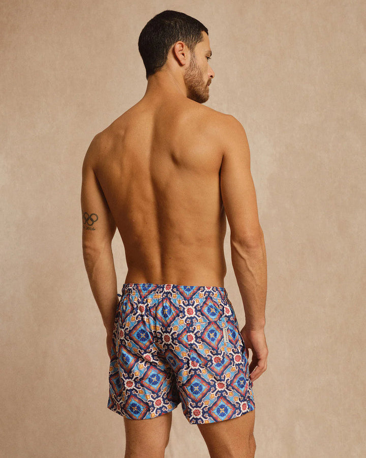 PENINSULA MEN'S POSITANO SWIM SHORTS NAVY