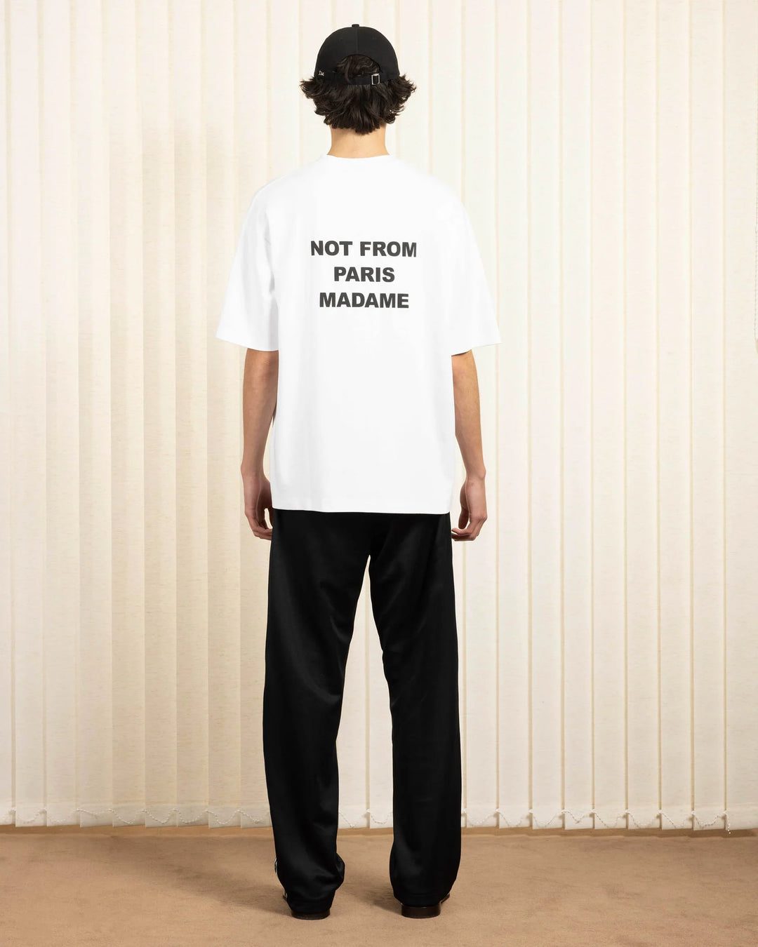 DRÔLE DE MONSIEUR T-SHIRT SLOGAN BLANC
