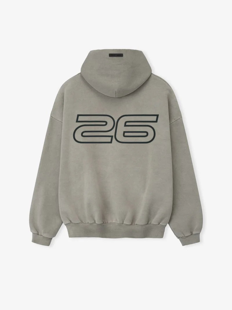 ESSENTIALS Smoke Grey '90s Fleece Hoodie