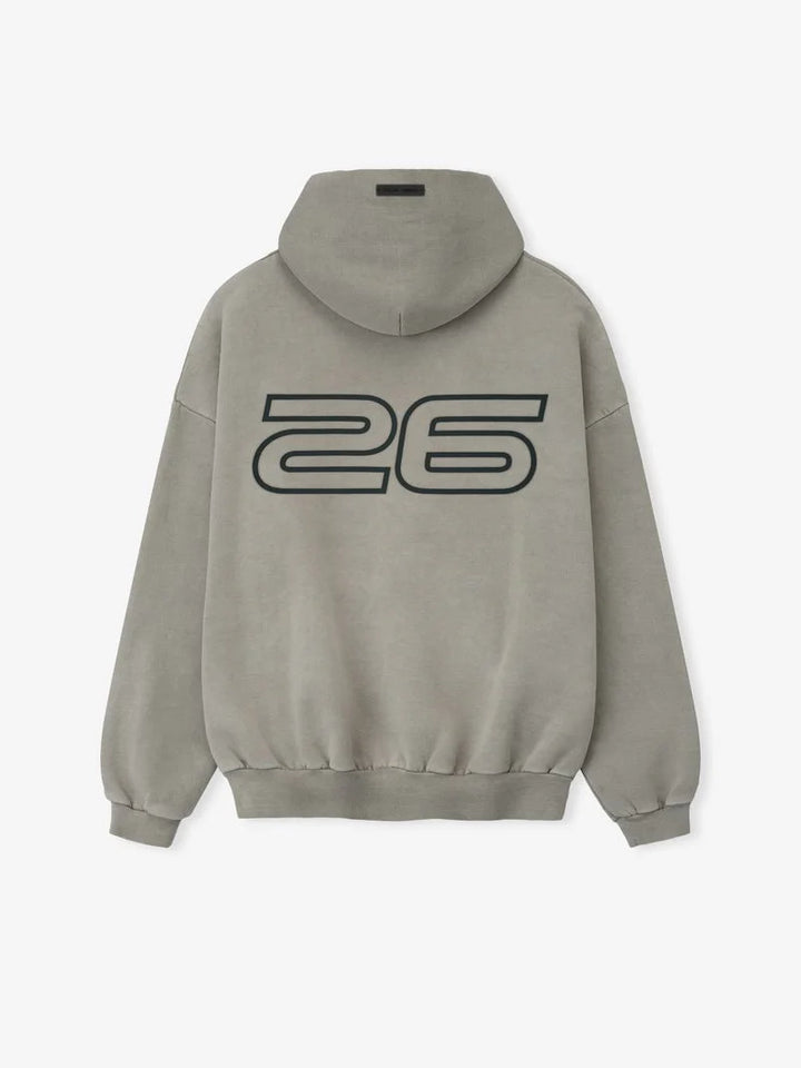 ESSENTIALS Smoke Grey '90s Fleece Hoodie