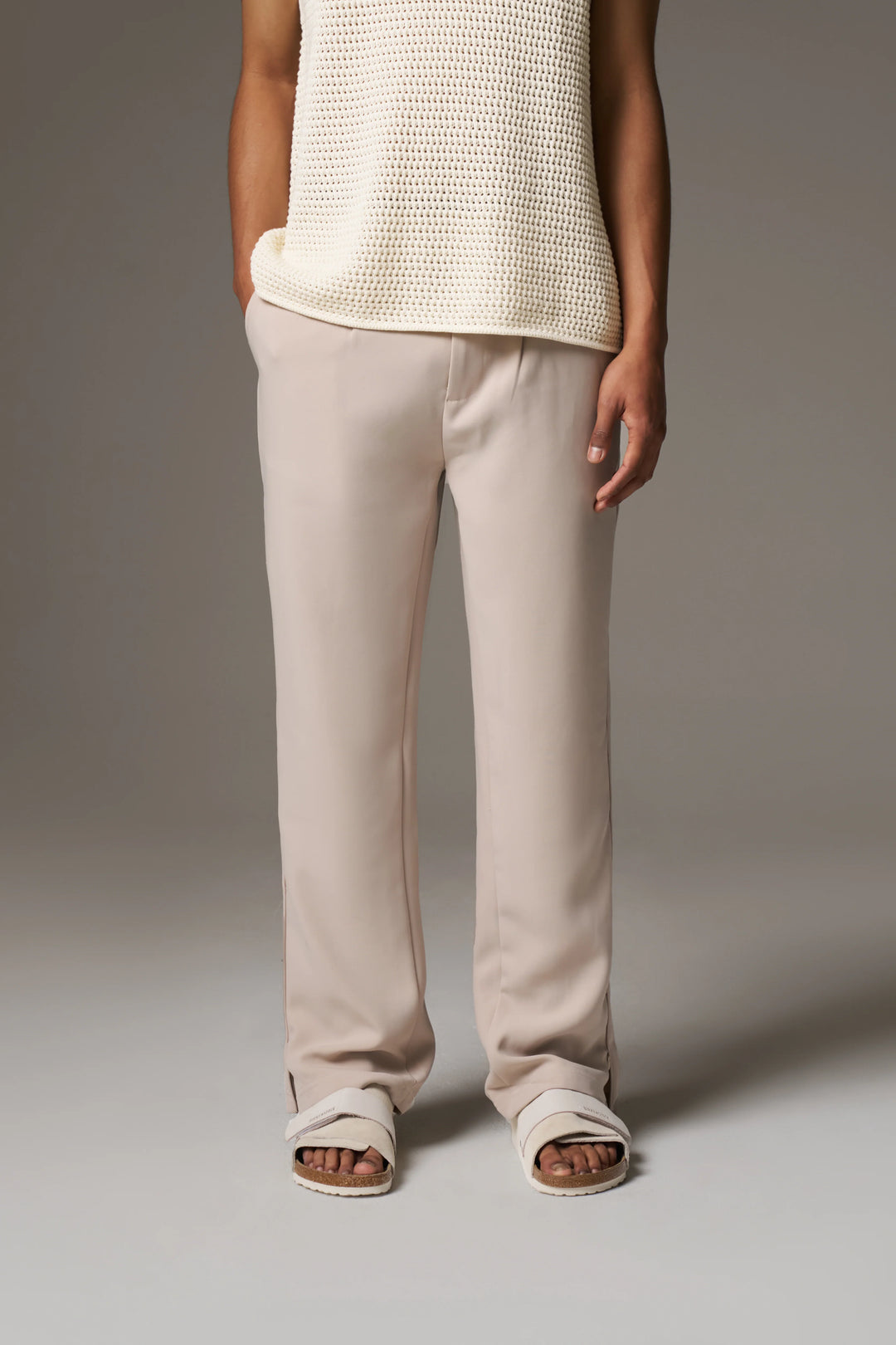 TWILL RIVET DETAIL CARPENTER PANT BLACK