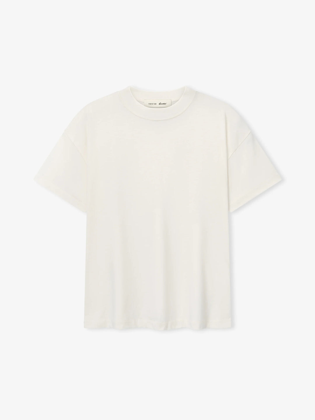 ESSENTIALS SIGNATURE ESSENTIAL TEE IVORY