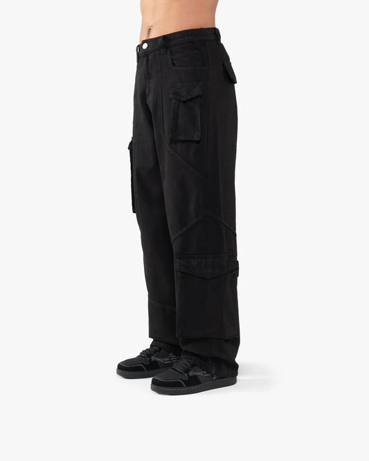 Vicinity ASYMETRICAL CARGOPANTS BLACK