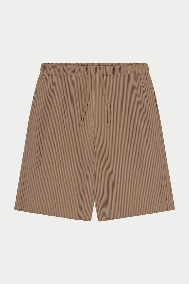 PLISSE SHORTS MUSHROOM