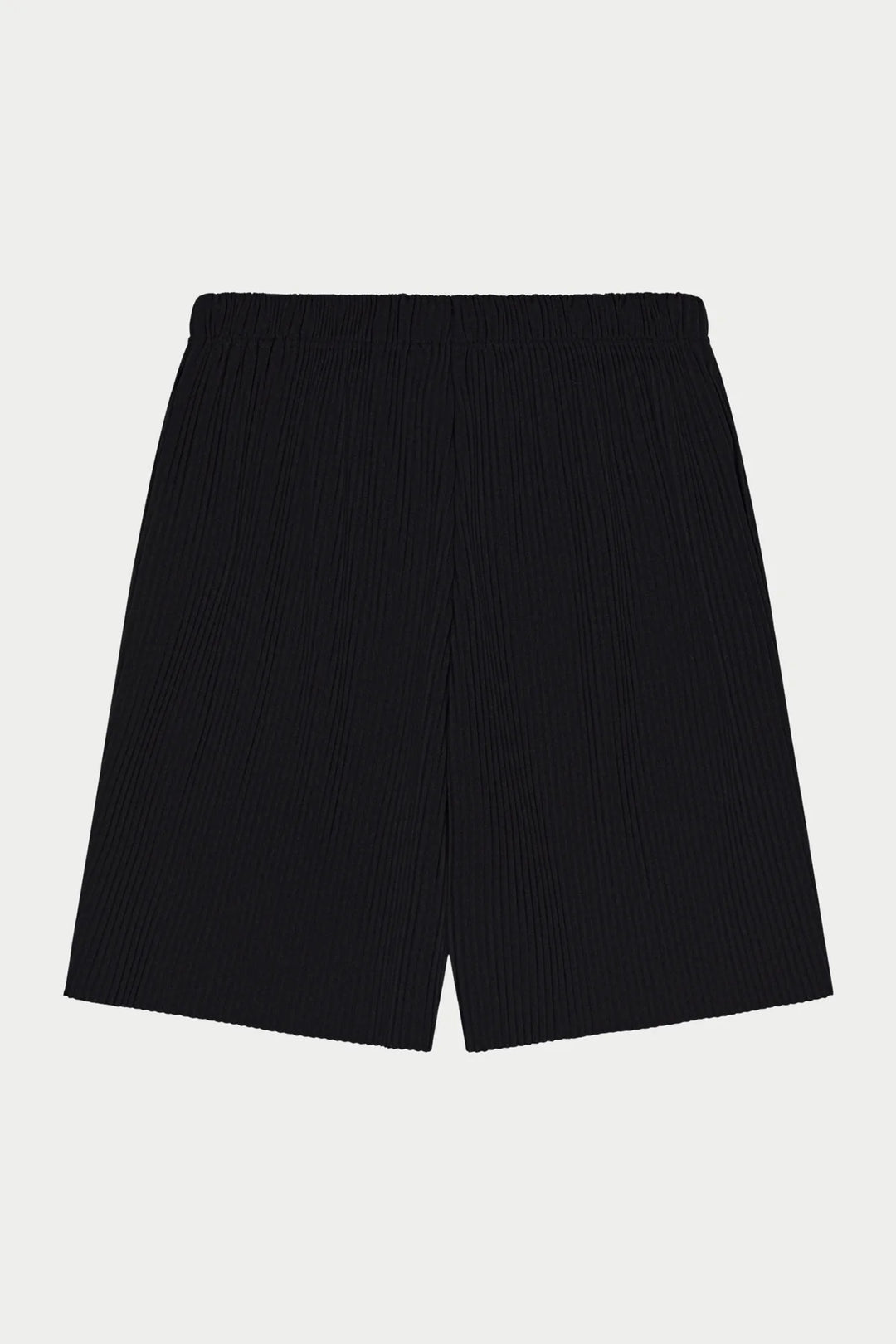 PLISSE SHORTS BLACK