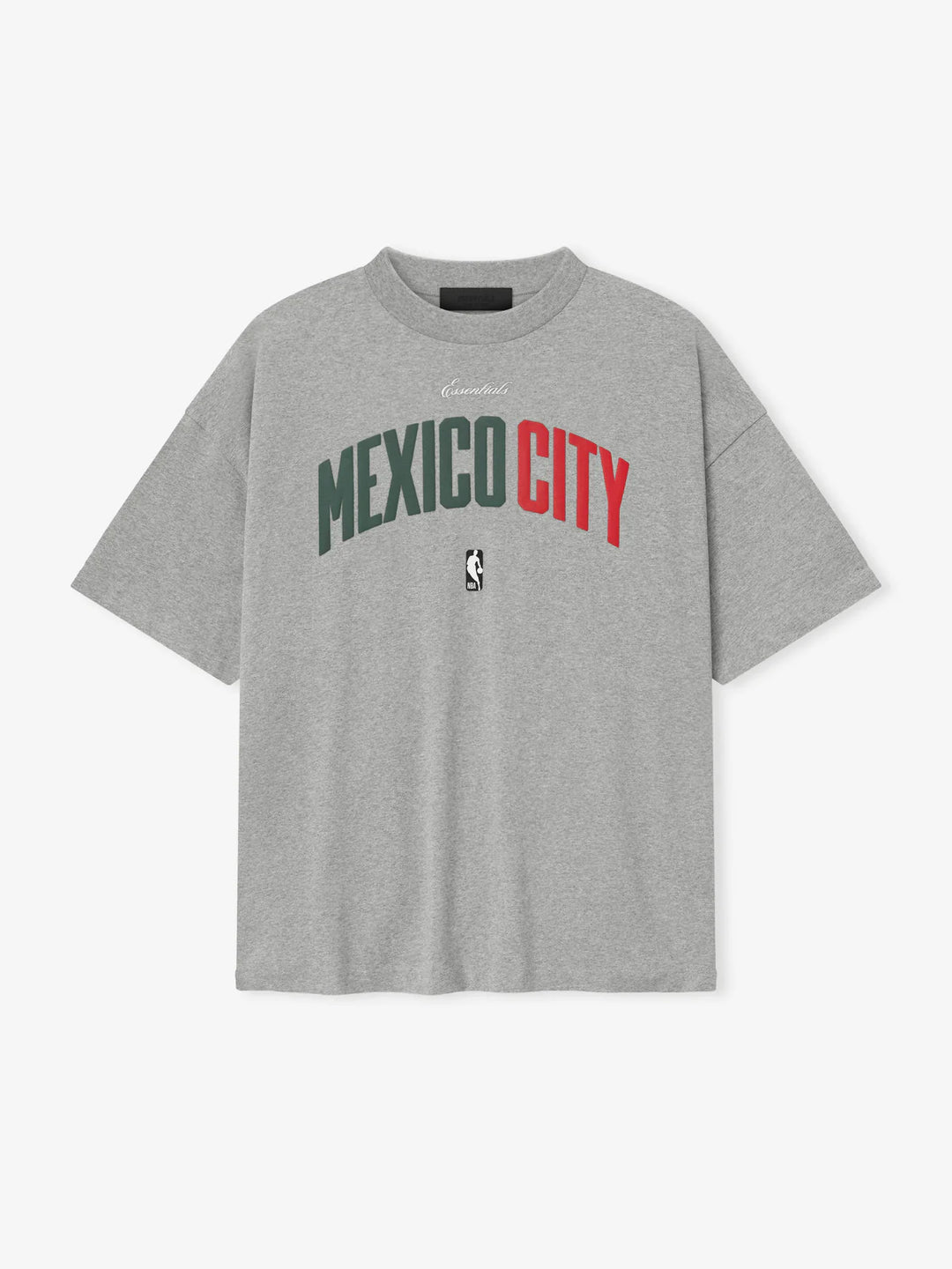 ESSENTIALS MEXICO CITY 90S TEE CONCRETE HEATHER