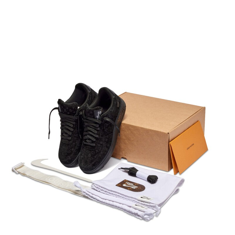 Nike Air Force 1 Low Louis Vuitton By Virgil Abloh Black