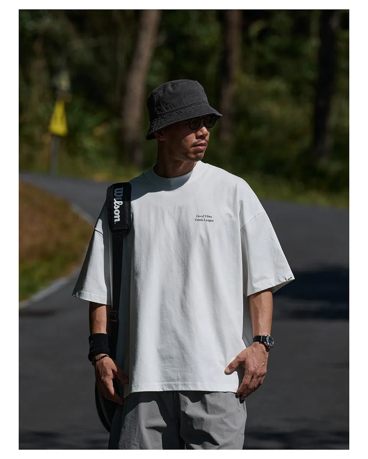 BROSHOOD GOOD VIBES SS26 TEE WHITE