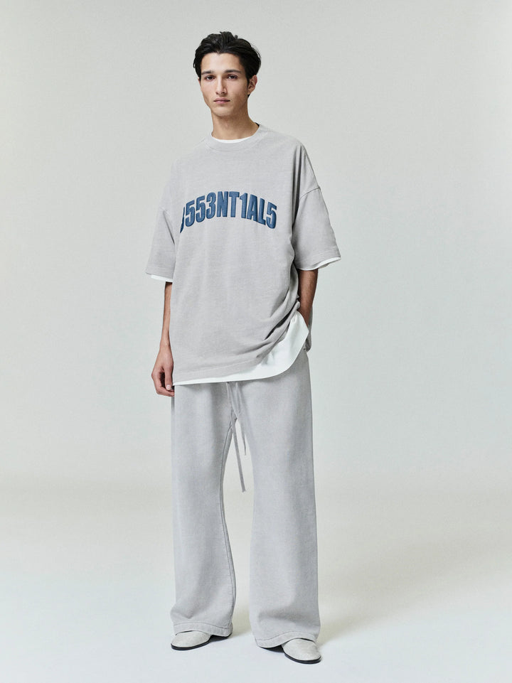 ESSENTIALS New York 90s Tee - Smoke Grey