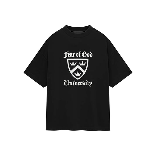 ESSENTIALS HEAVY CREWNECK TEE - BLACK