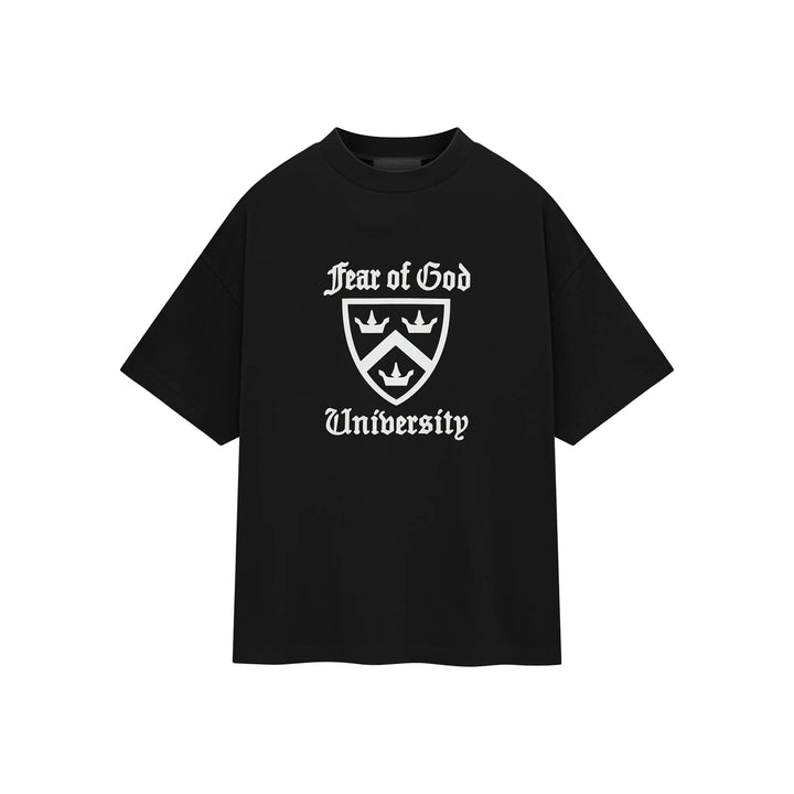 ESSENTIALS HEAVY CREWNECK TEE - BLACK