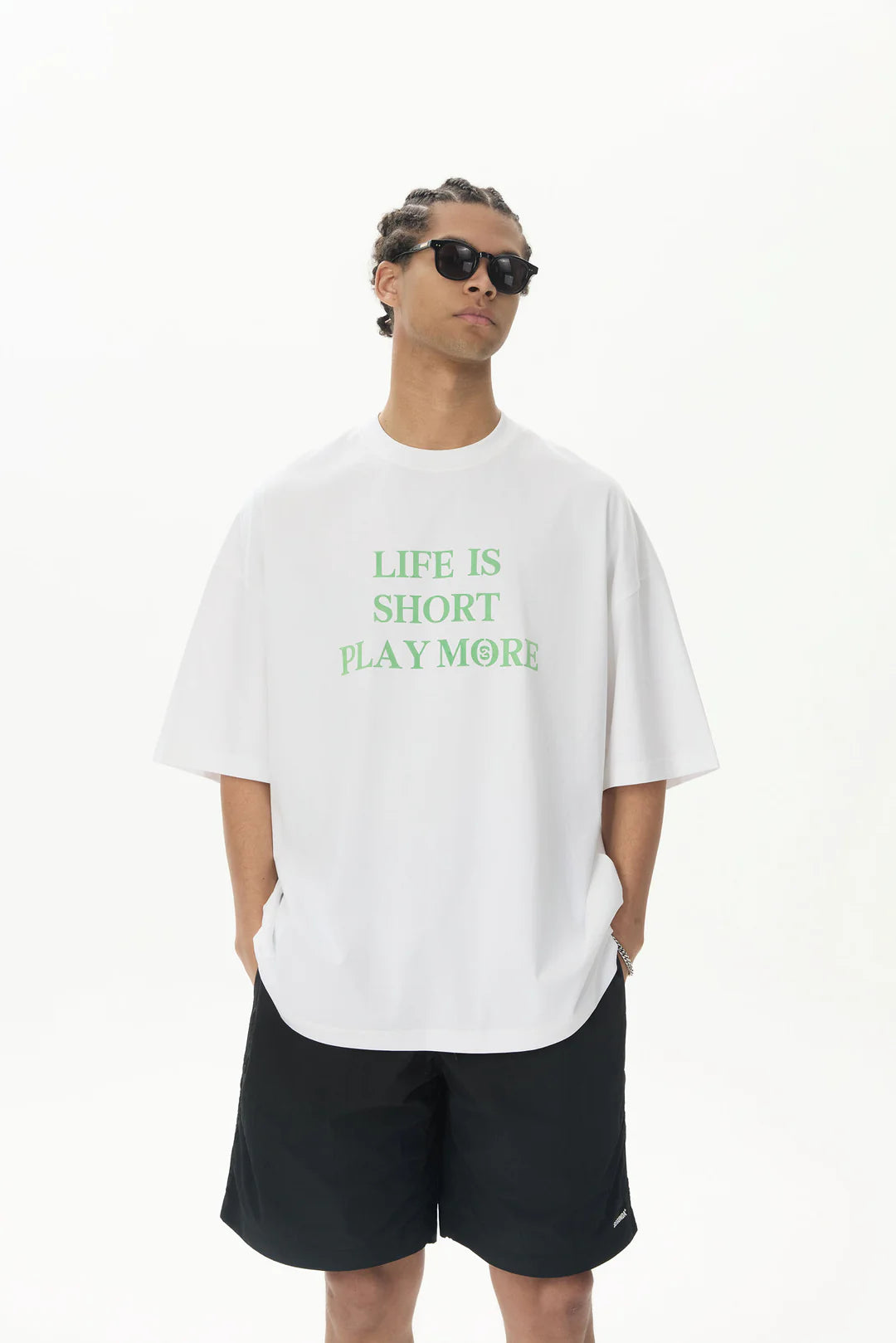 SEGUNDA "LIFE IS GOOD" TEE WHITE
