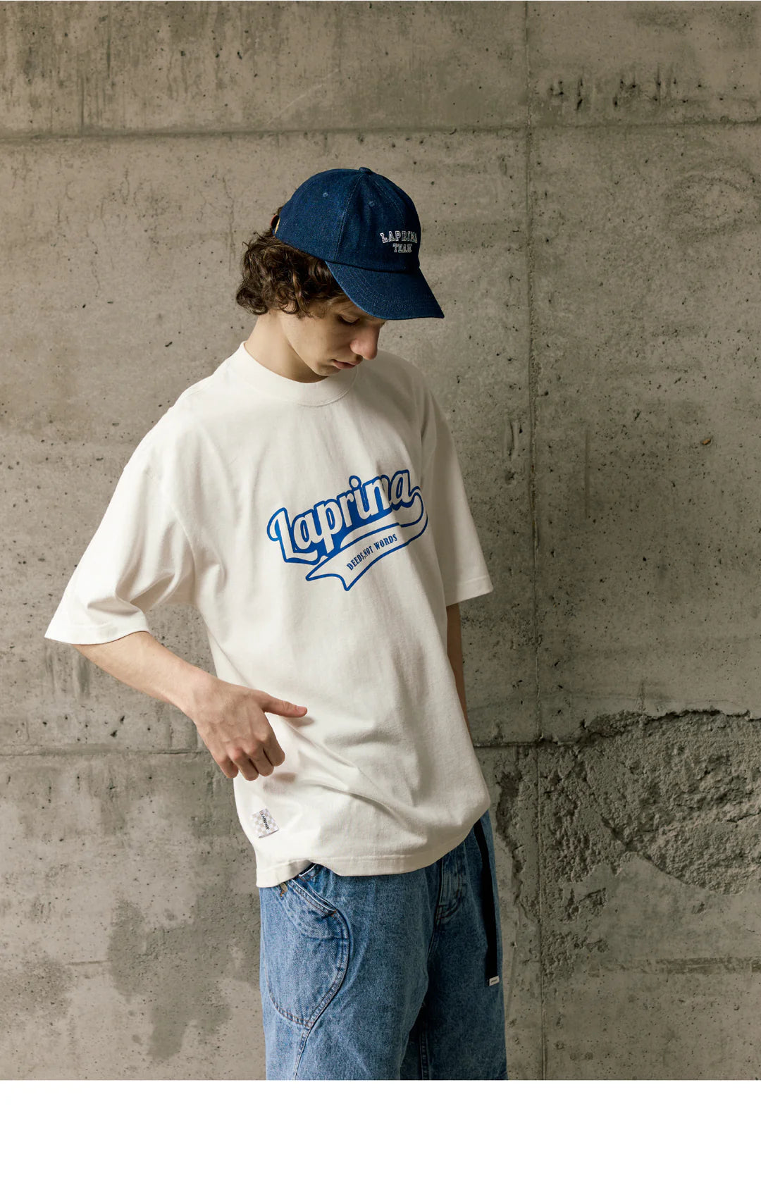 VARSITY LOGO PRINT TEE