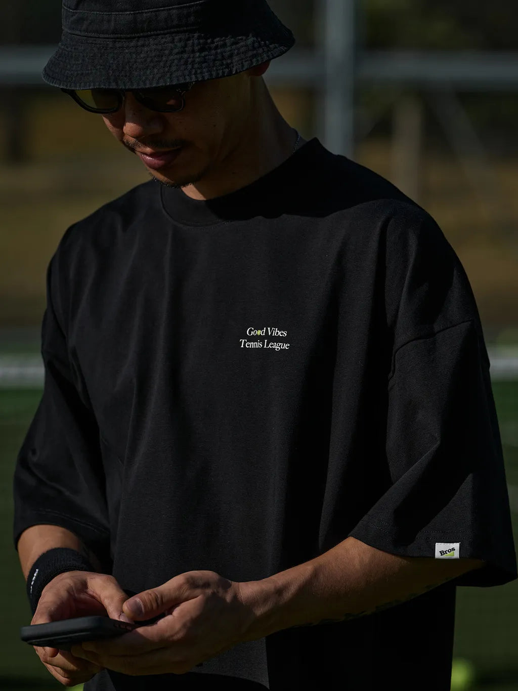BROSHOOD GOOD VIBES SS26 TEE BLACK