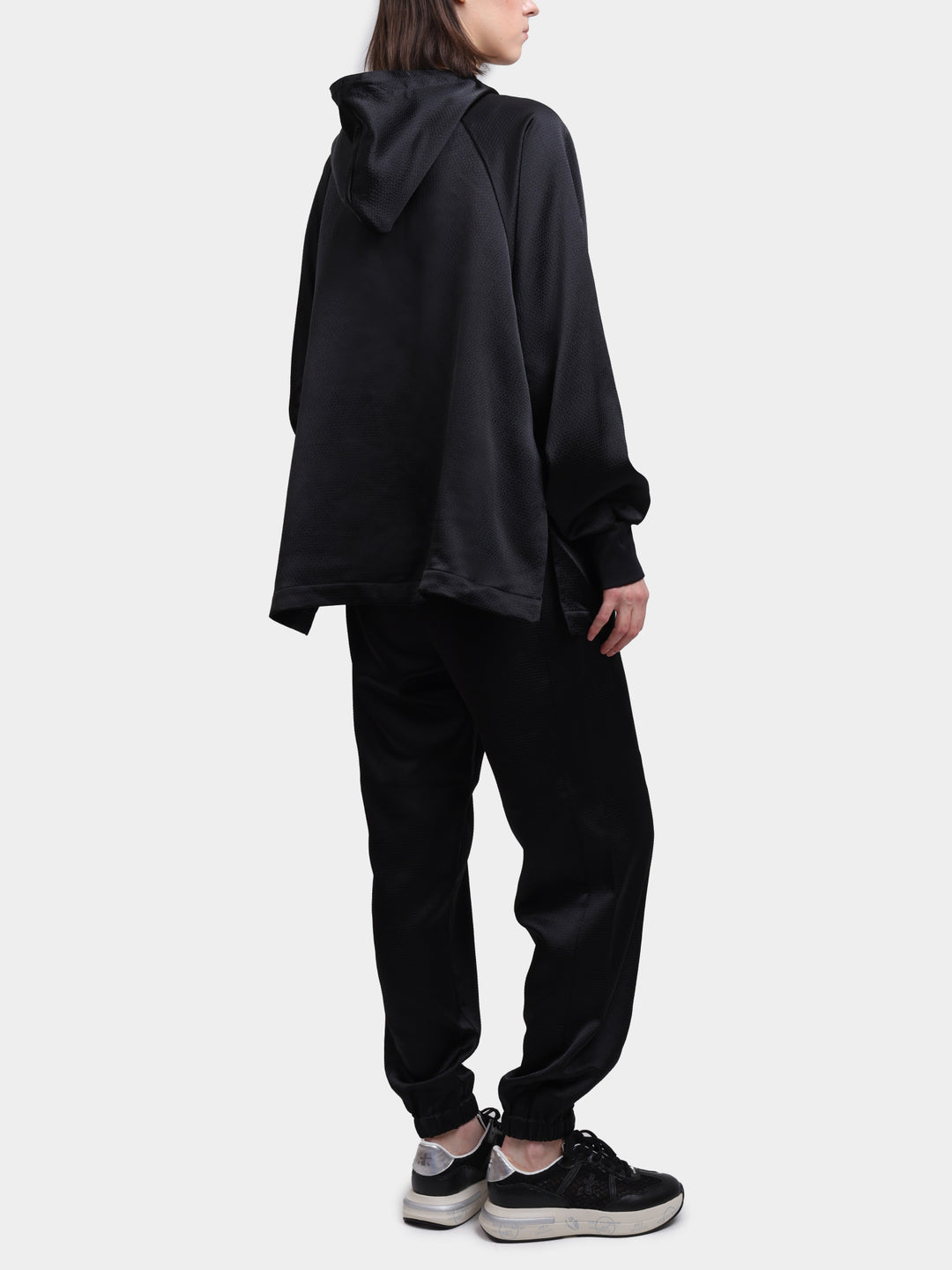 Y-3 TECH SEERSUCKER ZIP HOODIE