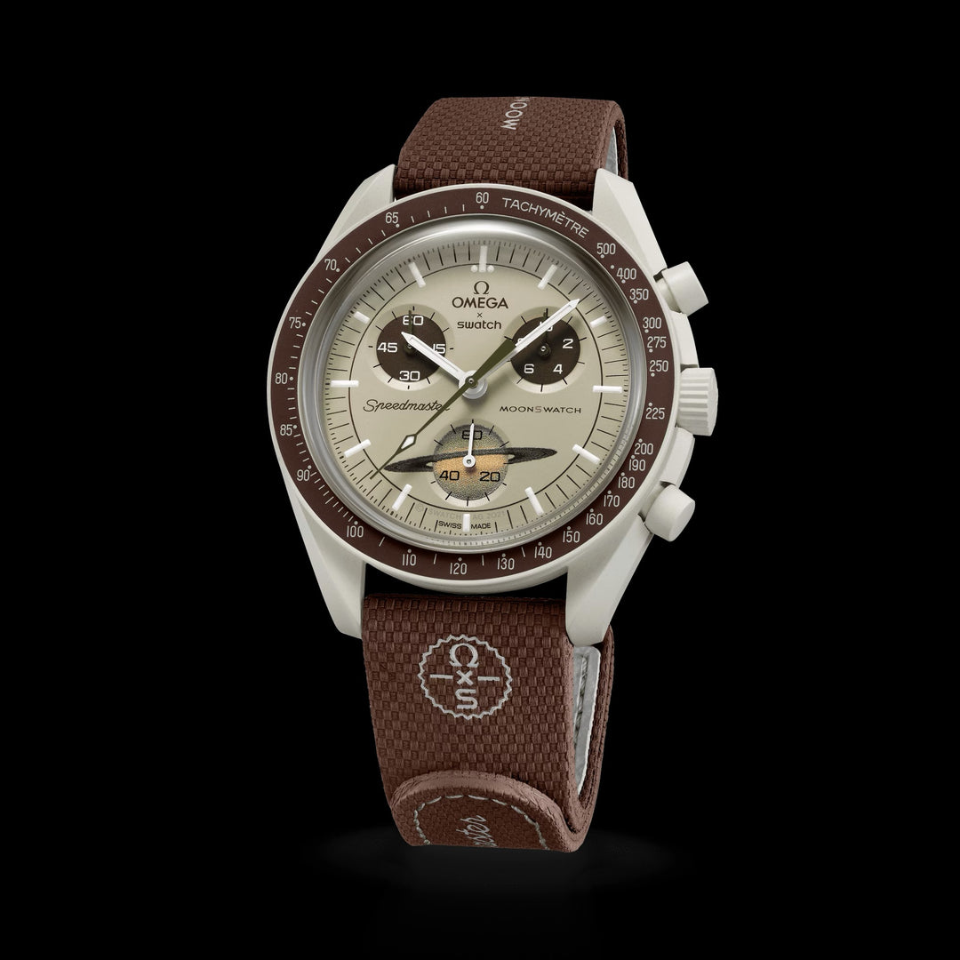 MOONSWATCH BROWN/BEIGE RUBBER