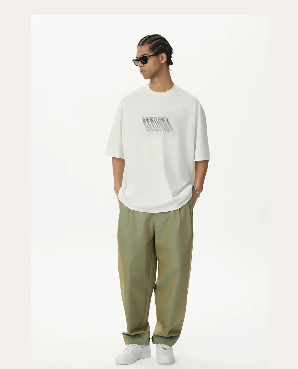 SEGUNDA+ COOLMAX LOGO TEE WHITE