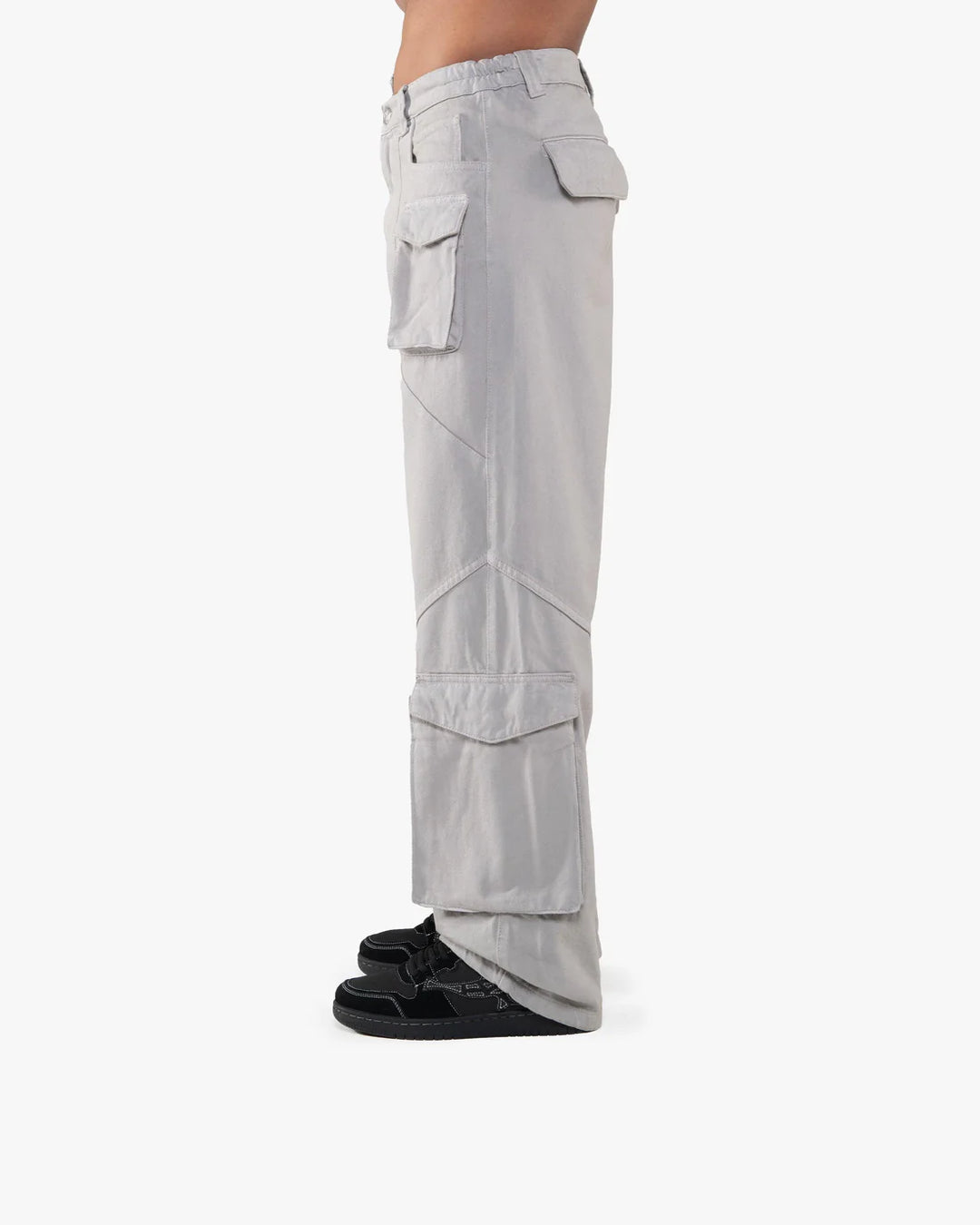 Vicinity ASYMETRICAL CARGOPANTS DARK GREY