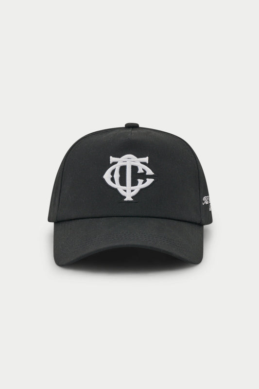 MONOGRAM EMBLEM CAP BLACK