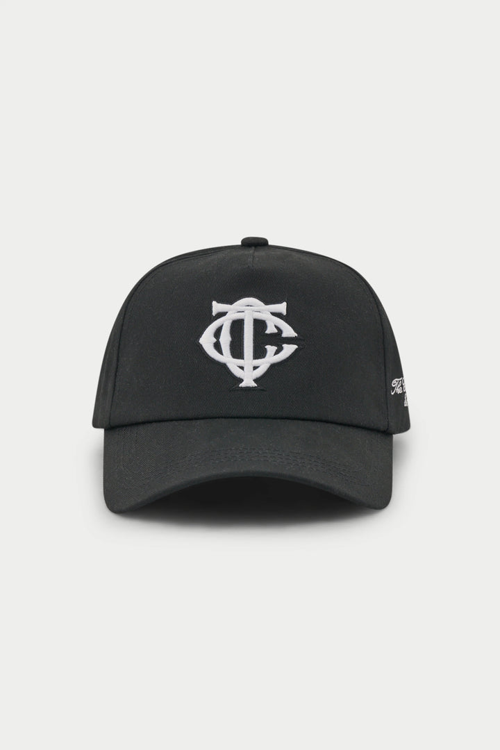 MONOGRAM EMBLEM CAP BLACK