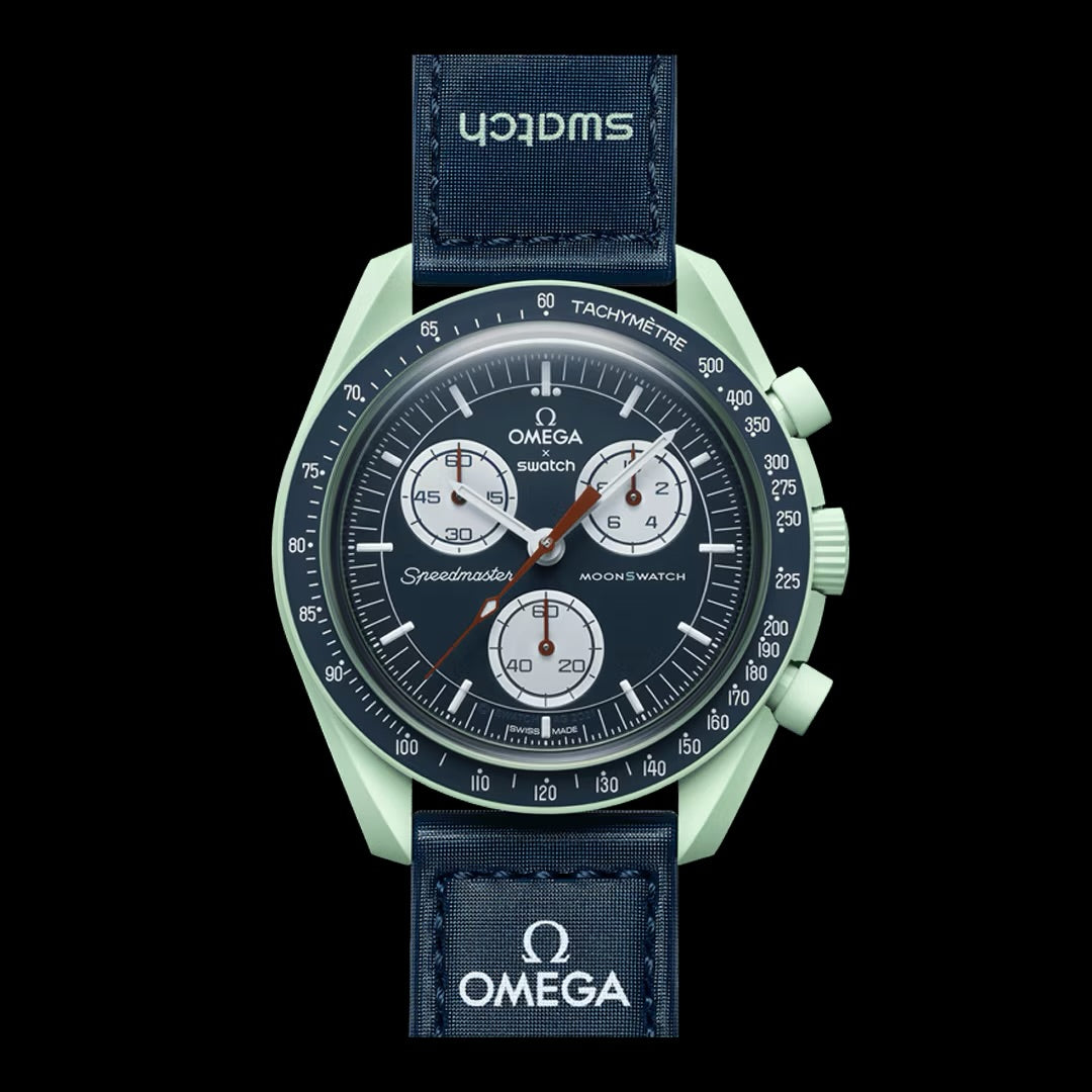 Swatch x Omega Bioceramic Moonswatch Mission to Earth SO33G100