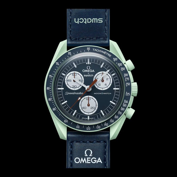Swatch x Omega Bioceramic Moonswatch Mission to Earth SO33G100