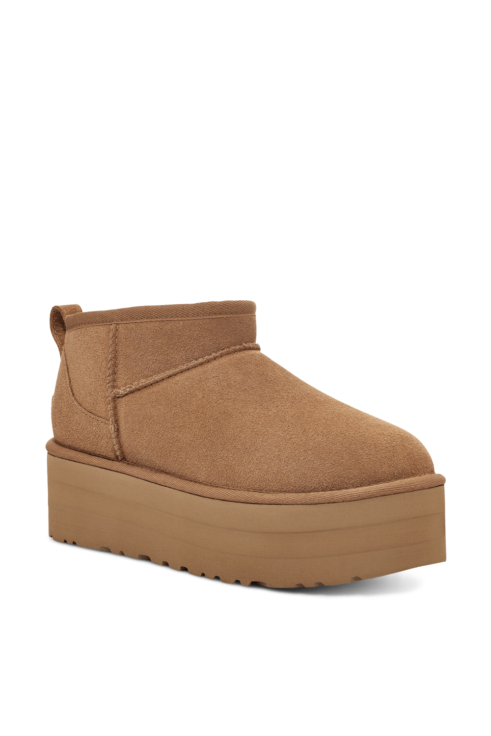 UGG CLASSIC ULTRA MINI PLATFORM CHESTNUT מגפי נשים פלטפורם