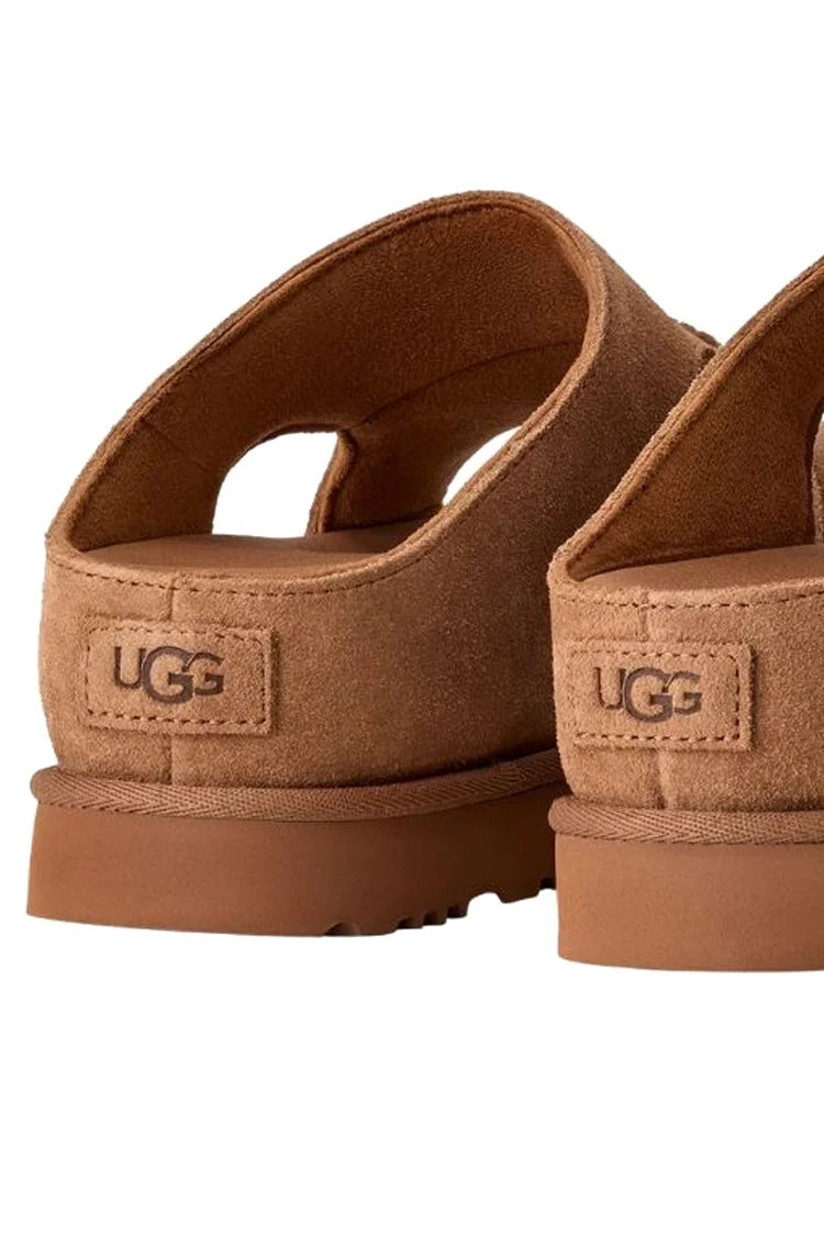 כפכפי זמש חומים UGG GOLDENSTAR Hi Cutou