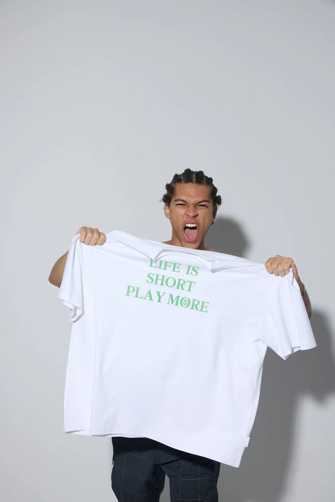 SEGUNDA "LIFE IS GOOD" TEE WHITE
