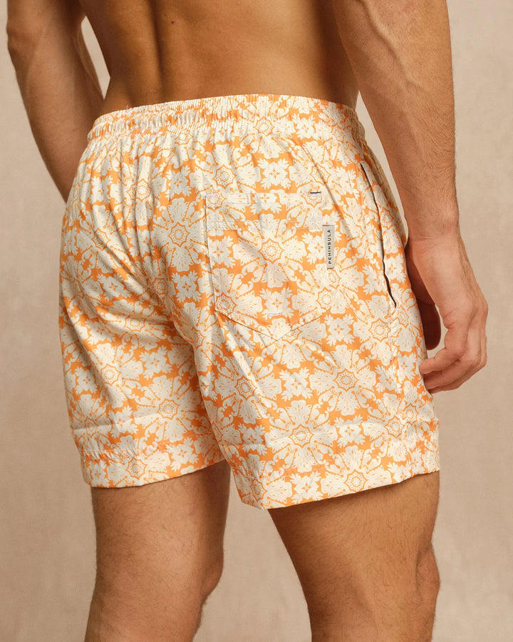 PENINSULA MEN'S CASUZZE SWIM SHORTS ORANGE